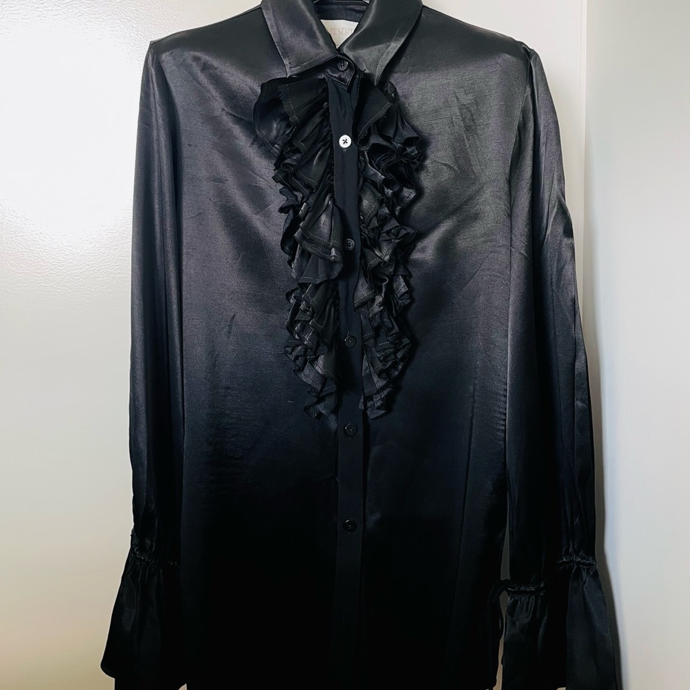 Divine Heritage Blouse with Ruffles 100% Viscose